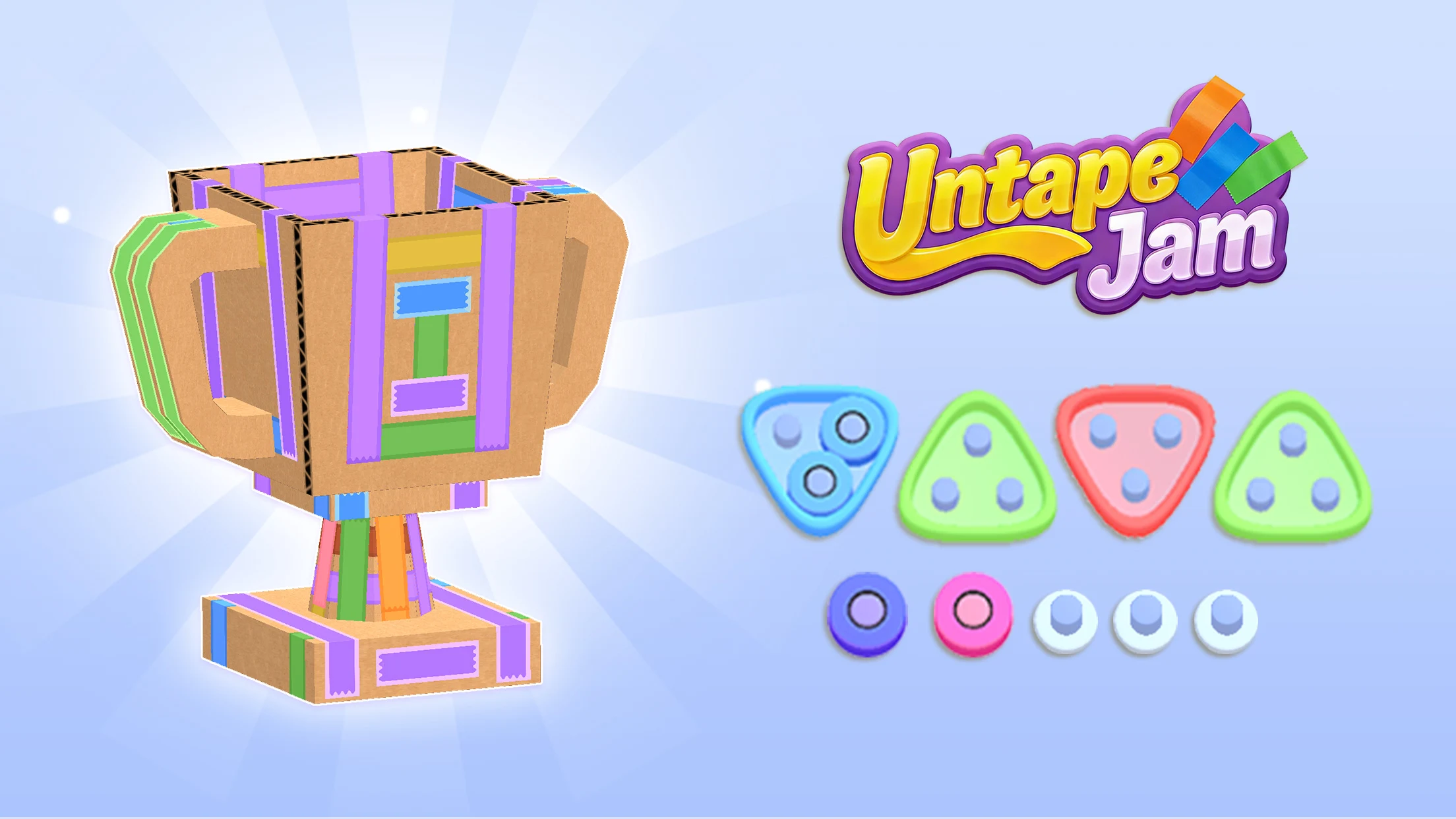 Untape Jam - 3D Logic Puzzle screenshot